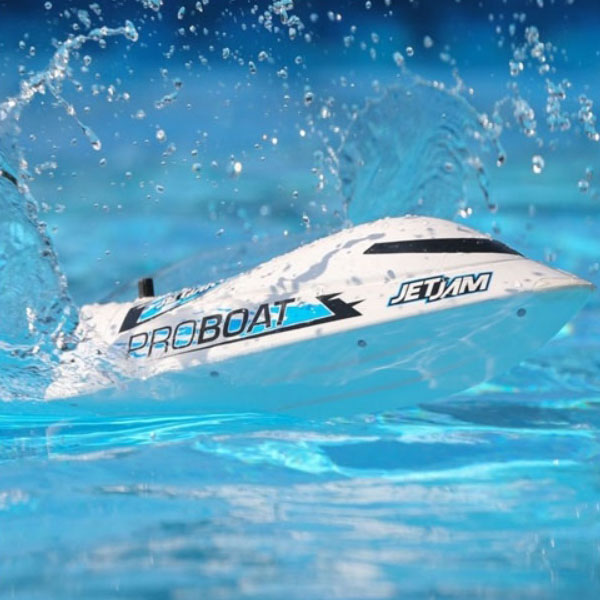 프로보트 제트 잼 무선 RC 오렌지 화이트 Pro Boat Jet Jam 12 Inch Pool Racer RTR Electric Boat 조종기포함
